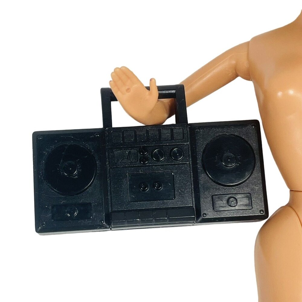 Barbie Cassette Player Boombox Radio Miniature Diorama Music Vintage - Picture 6 of 7